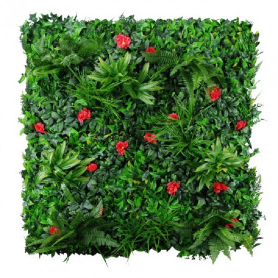 Panou  Verdeață Artificială GW 6121 GreenWall Dianthus 1x1 m