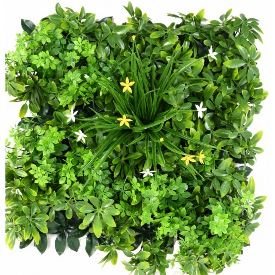 Panou  Verdeata Artificiala Green-Yellow 50x50 cm