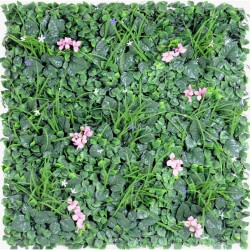 Panou  Verdeata Artificiala Roz 100x100 cm