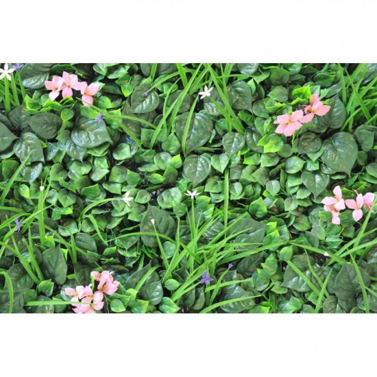 Panou  Verdeata Artificiala Roz 100x100 cm